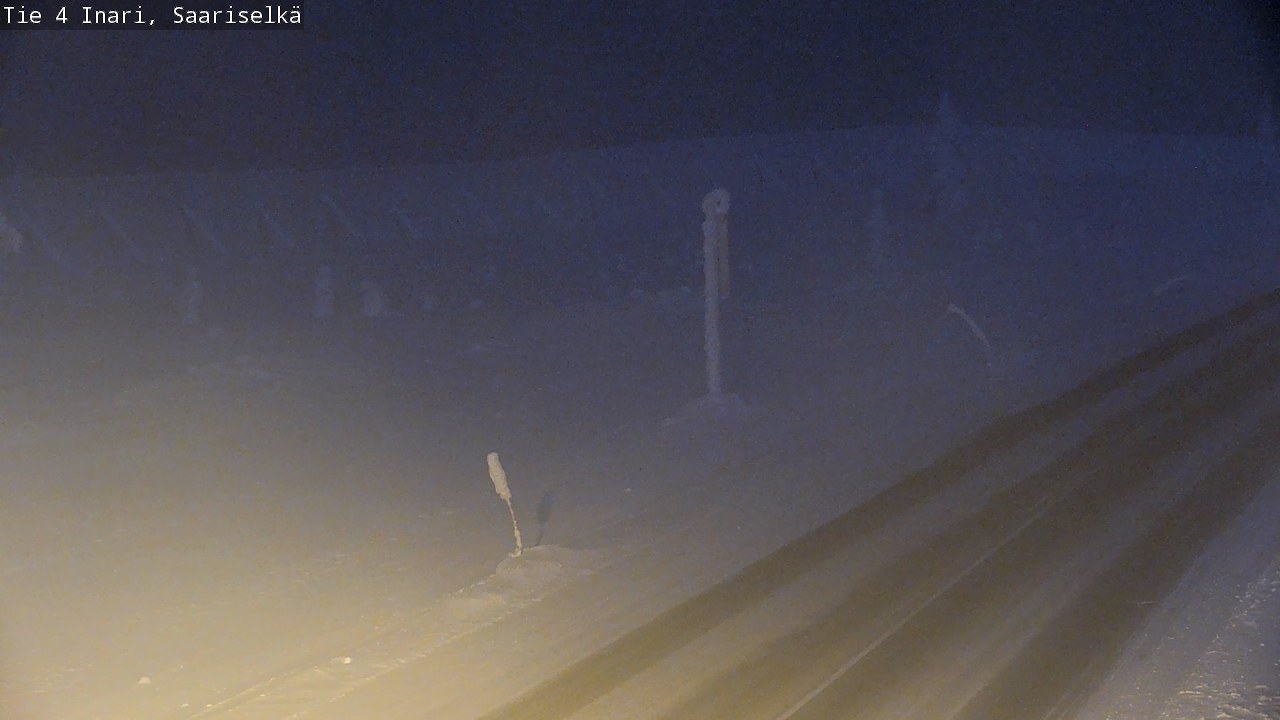 Kelikamerat Kuva Tie 4 Inari, Saariselkä, Kaunispää, Inari, Lappi