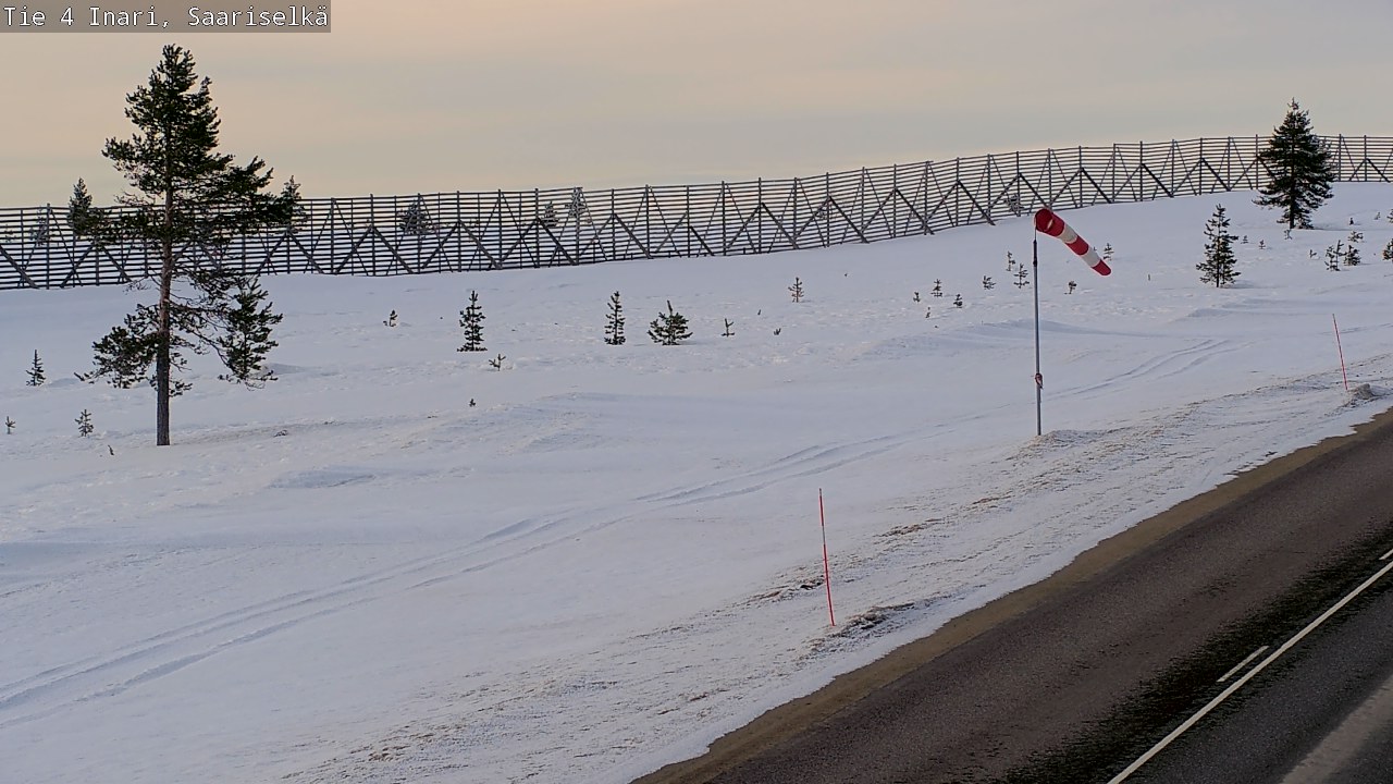 Kelikamerat Kuva Tie 4 Inari, Saariselkä, Kaunispää, Inari, Lappi