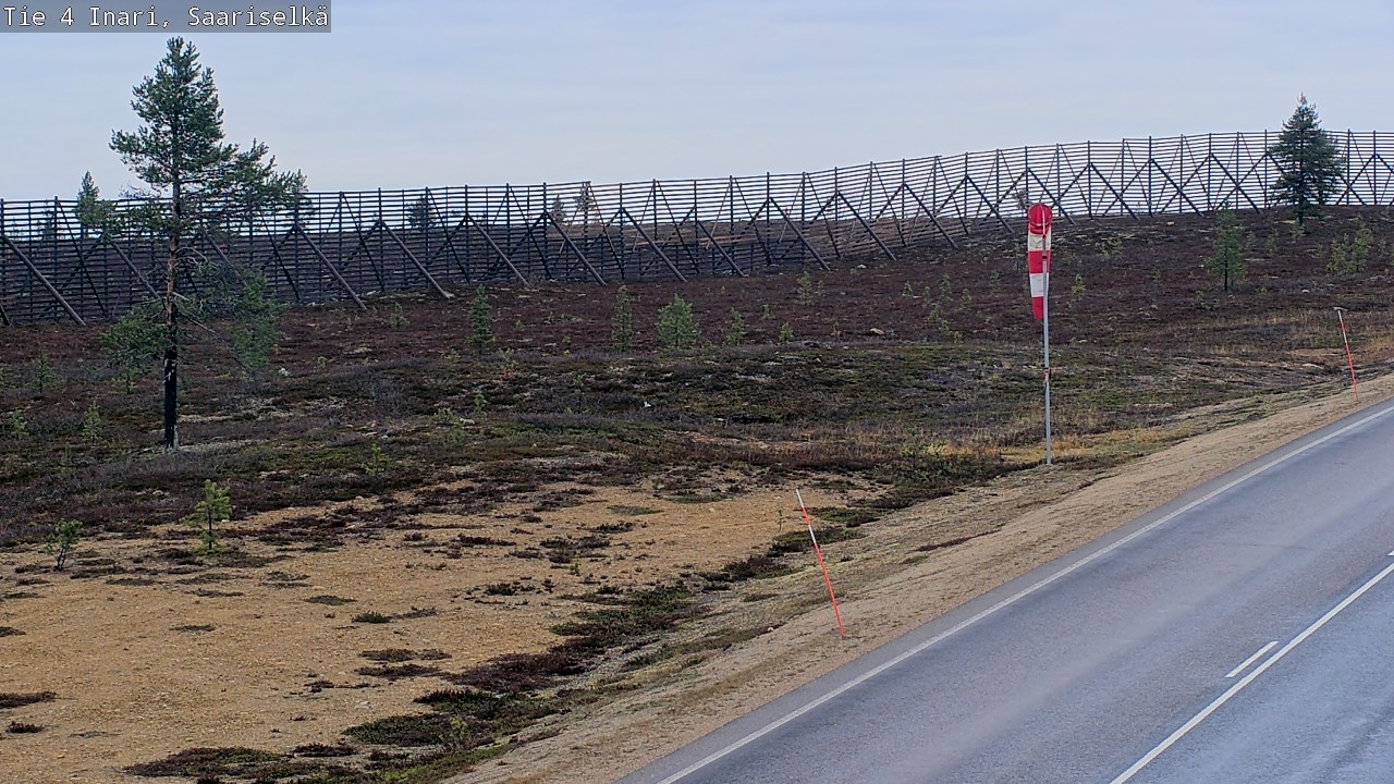 Kelikamerat Kuva Tie 4 Inari, Saariselkä, Kaunispää, Inari, Lappi