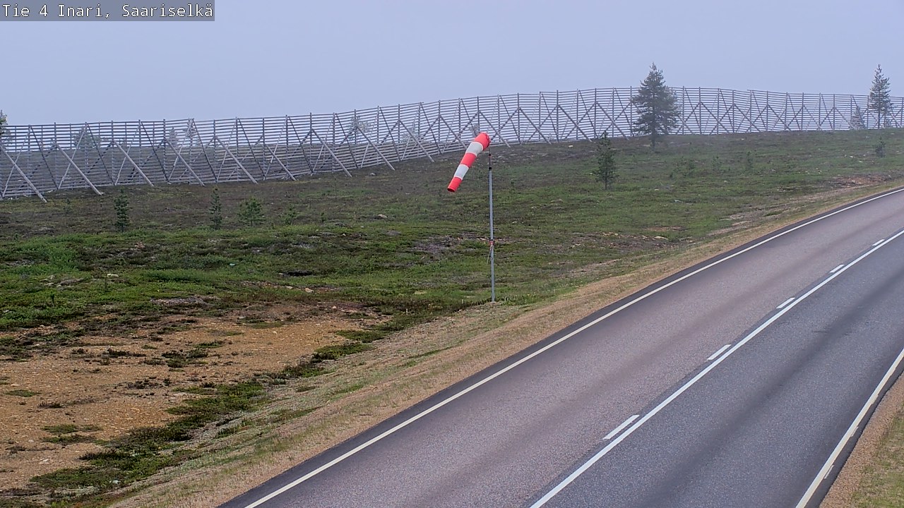 Kelikamerat Kuva Tie 4 Inari, Saariselkä, Kaunispää, Inari, Lappi