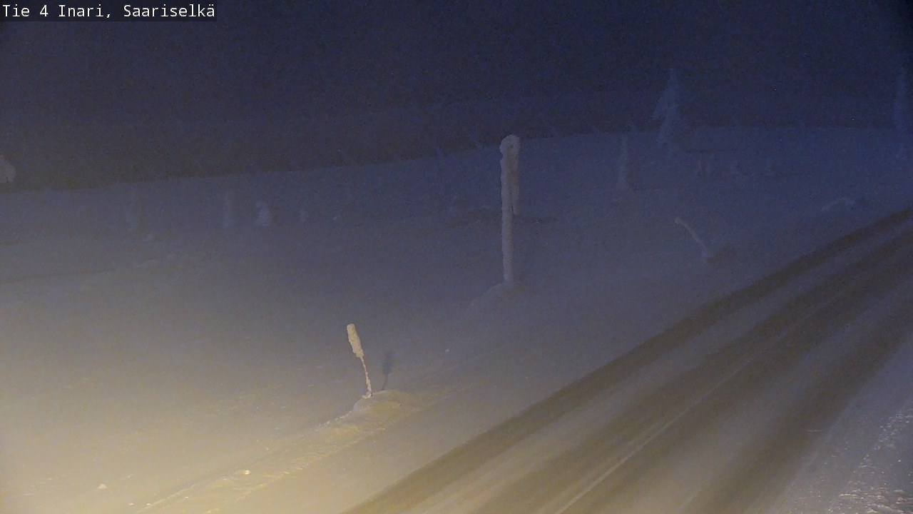 Kelikamerat Kuva Tie 4 Inari, Saariselkä, Kaunispää, Inari, Lappi