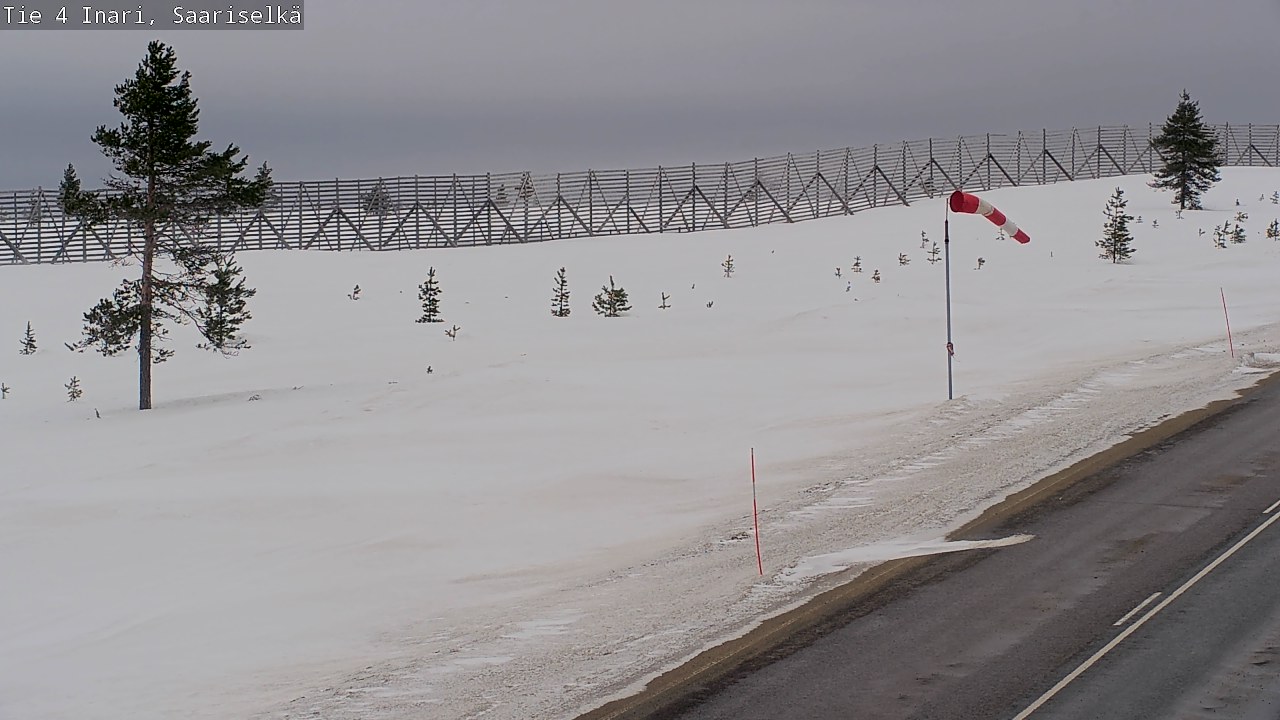 Kelikamerat Kuva Tie 4 Inari, Saariselkä, Kaunispää, Inari, Lappi