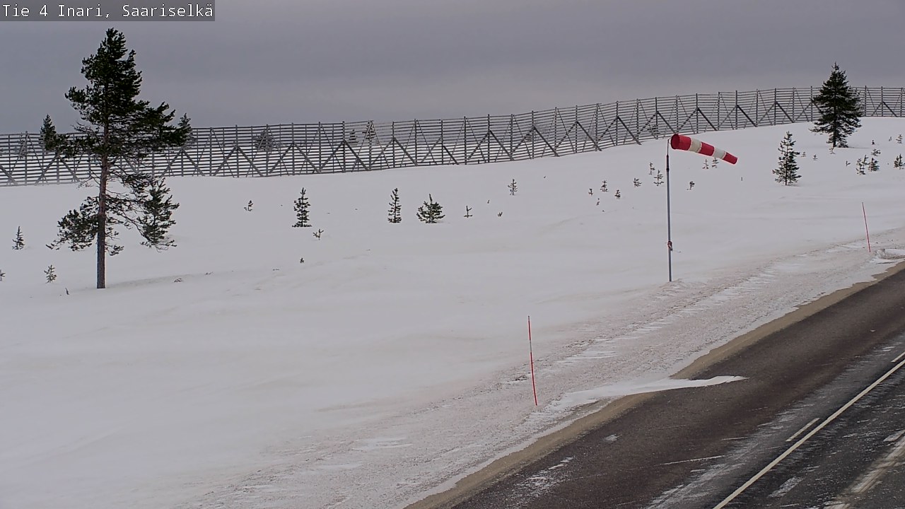 Kelikamerat Kuva Tie 4 Inari, Saariselkä, Kaunispää, Inari, Lappi