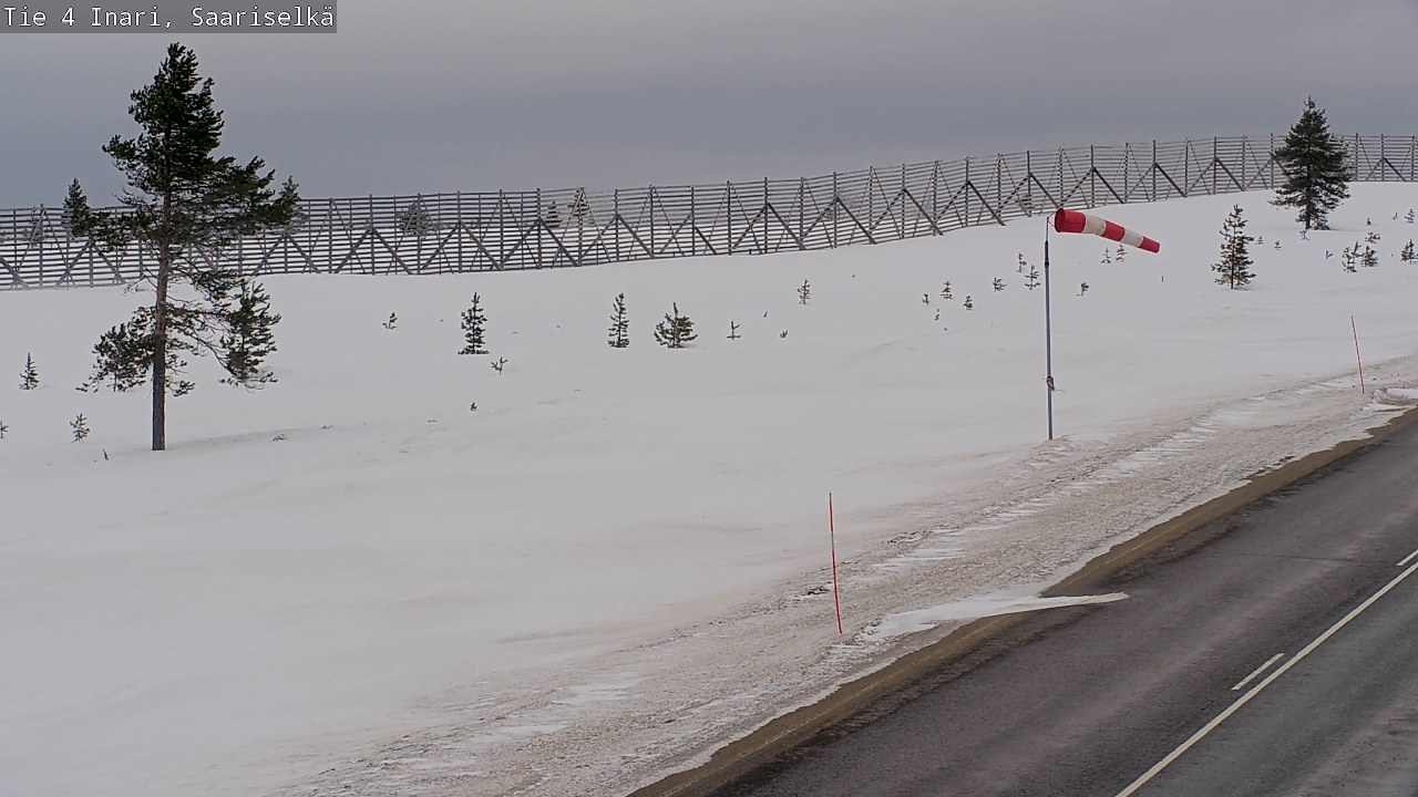 Kelikamerat Kuva Tie 4 Inari, Saariselkä, Kaunispää, Inari, Lappi