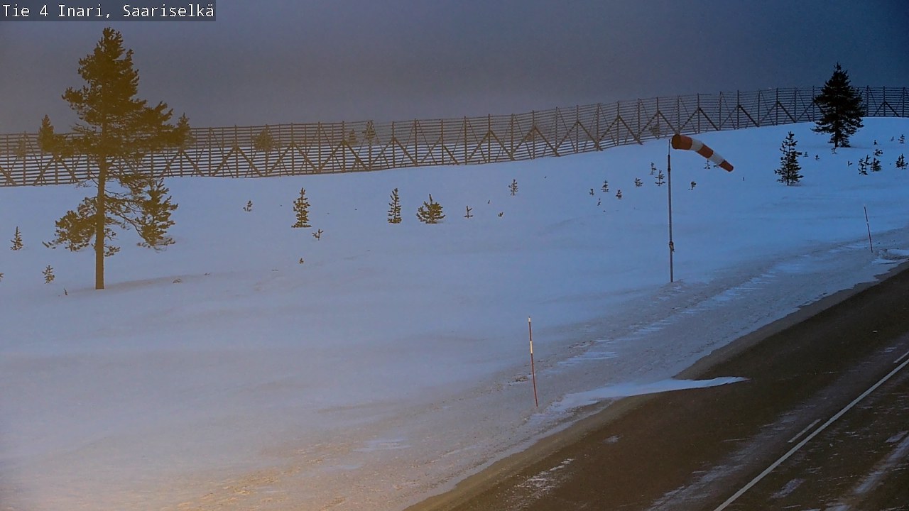 Kelikamerat Kuva Tie 4 Inari, Saariselkä, Kaunispää, Inari, Lappi