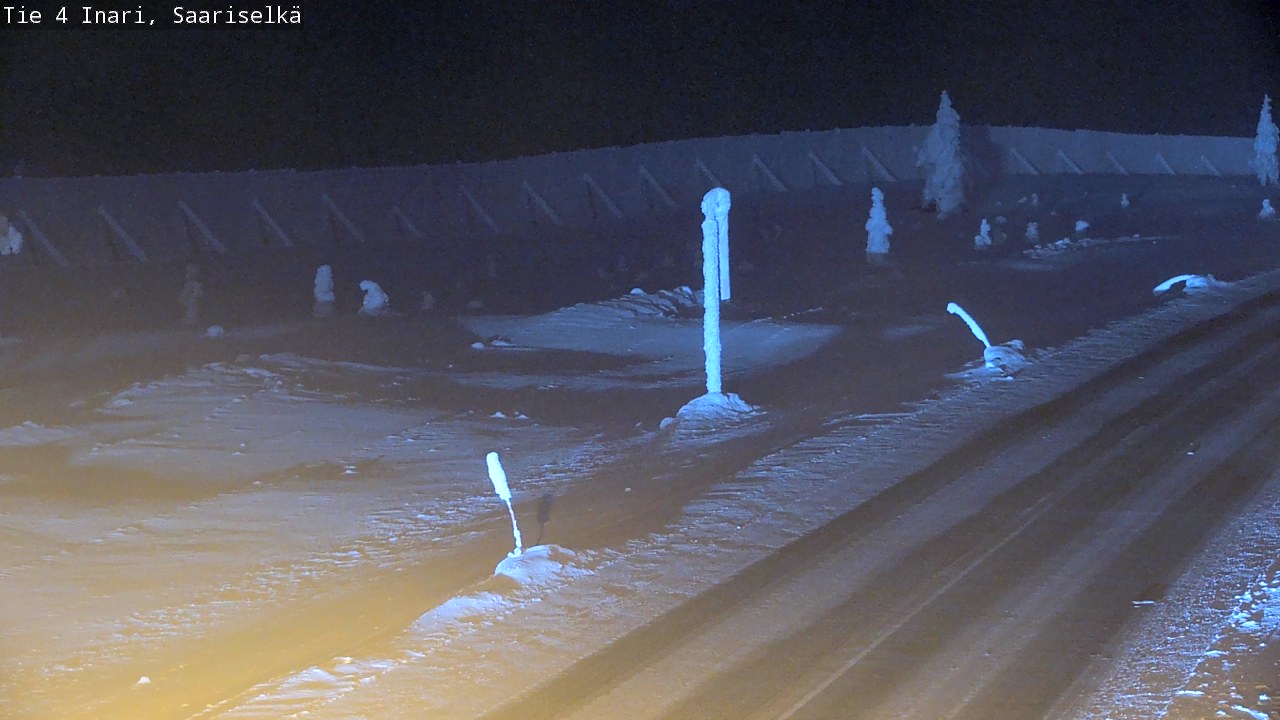 Kelikamerat Kuva Tie 4 Inari, Saariselkä, Kaunispää, Inari, Lappi