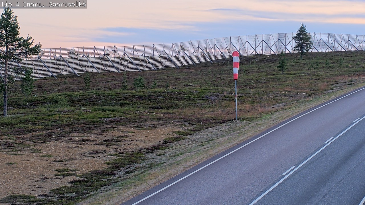 Weather Camera Image Road 4 Inari, Saariselkä, Kaunispää, Inari, Lappi