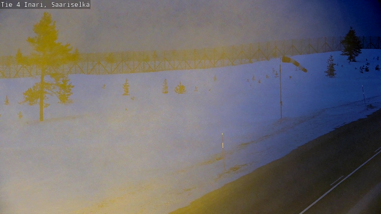 Kelikamerat Kuva Tie 4 Inari, Saariselkä, Kaunispää, Inari, Lappi