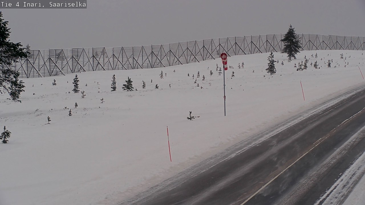 Kelikamerat Kuva Tie 4 Inari, Saariselkä, Kaunispää, Inari, Lappi