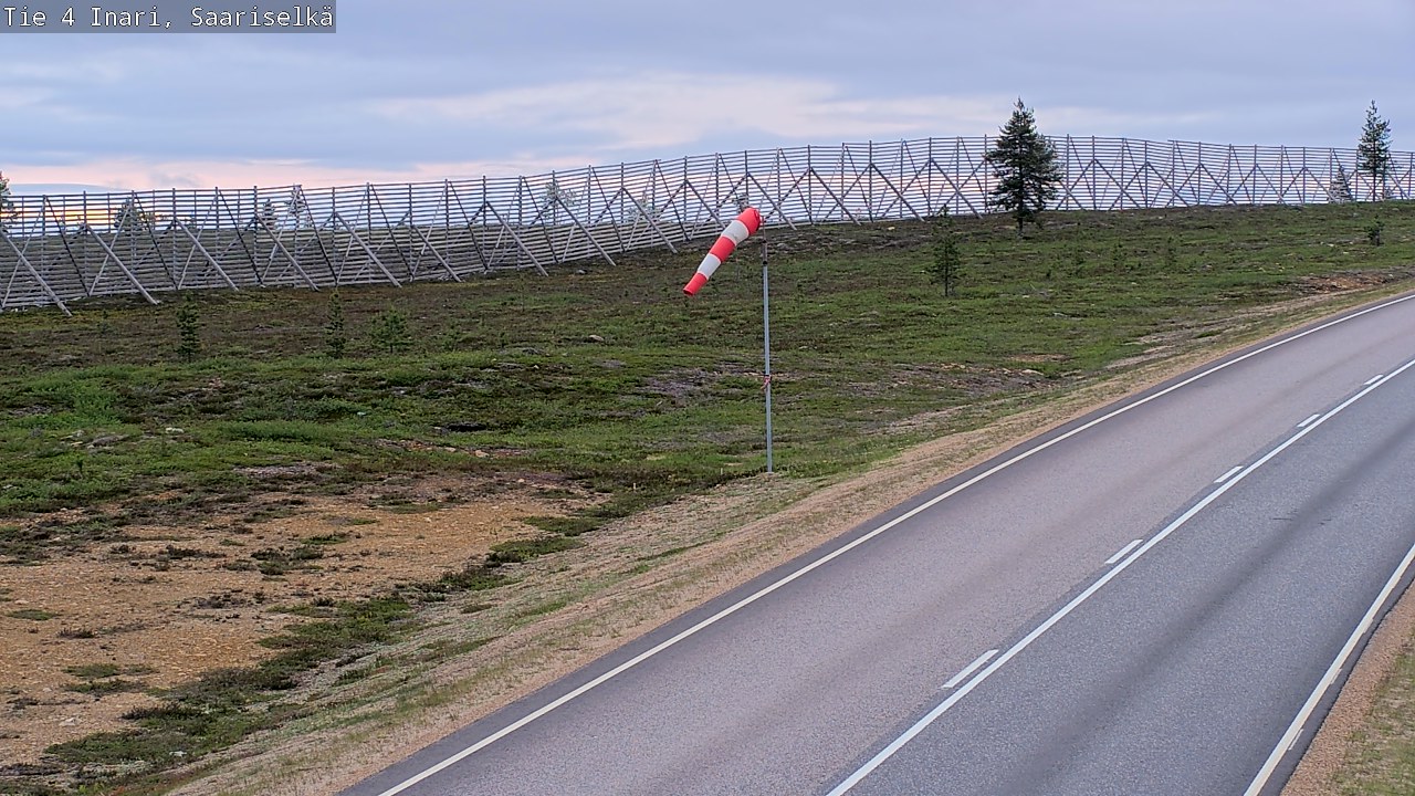 Kelikamerat Kuva Tie 4 Inari, Saariselkä, Kaunispää, Inari, Lappi