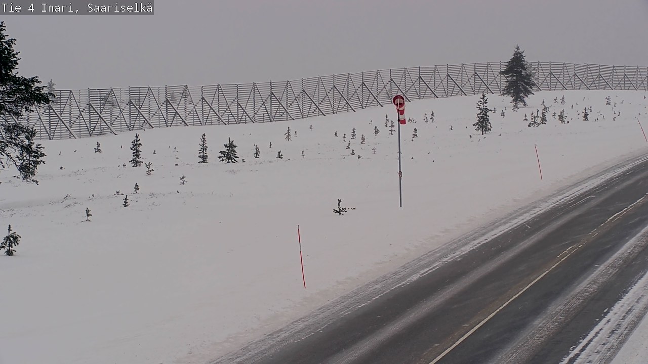 Kelikamerat Kuva Tie 4 Inari, Saariselkä, Kaunispää, Inari, Lappi