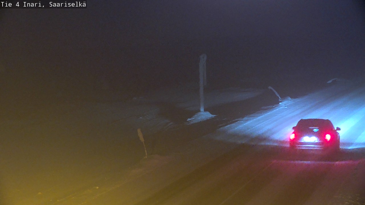 Kelikamerat Kuva Tie 4 Inari, Saariselkä, Kaunispää, Inari, Lappi