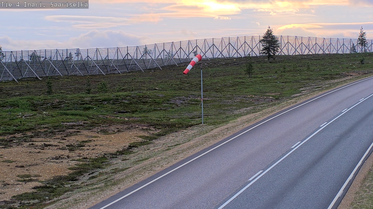 Kelikamerat Kuva Tie 4 Inari, Saariselkä, Kaunispää, Inari, Lappi
