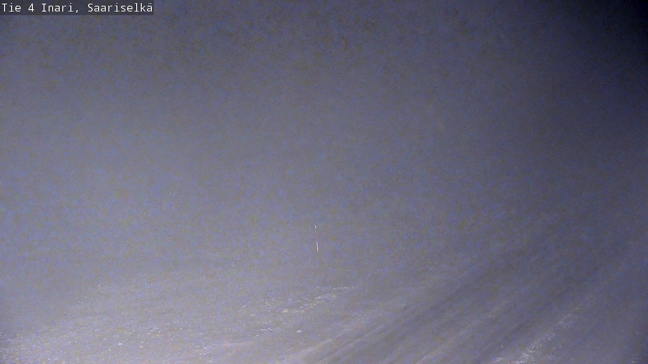 Weather Camera Image Road 4 Inari, Saariselkä, Kaunispää, Inari, Lappi