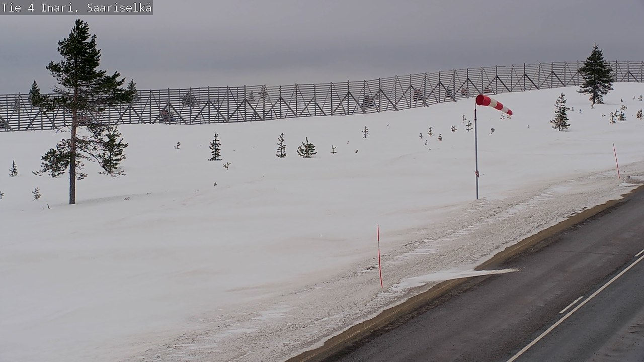Kelikamerat Kuva Tie 4 Inari, Saariselkä, Kaunispää, Inari, Lappi