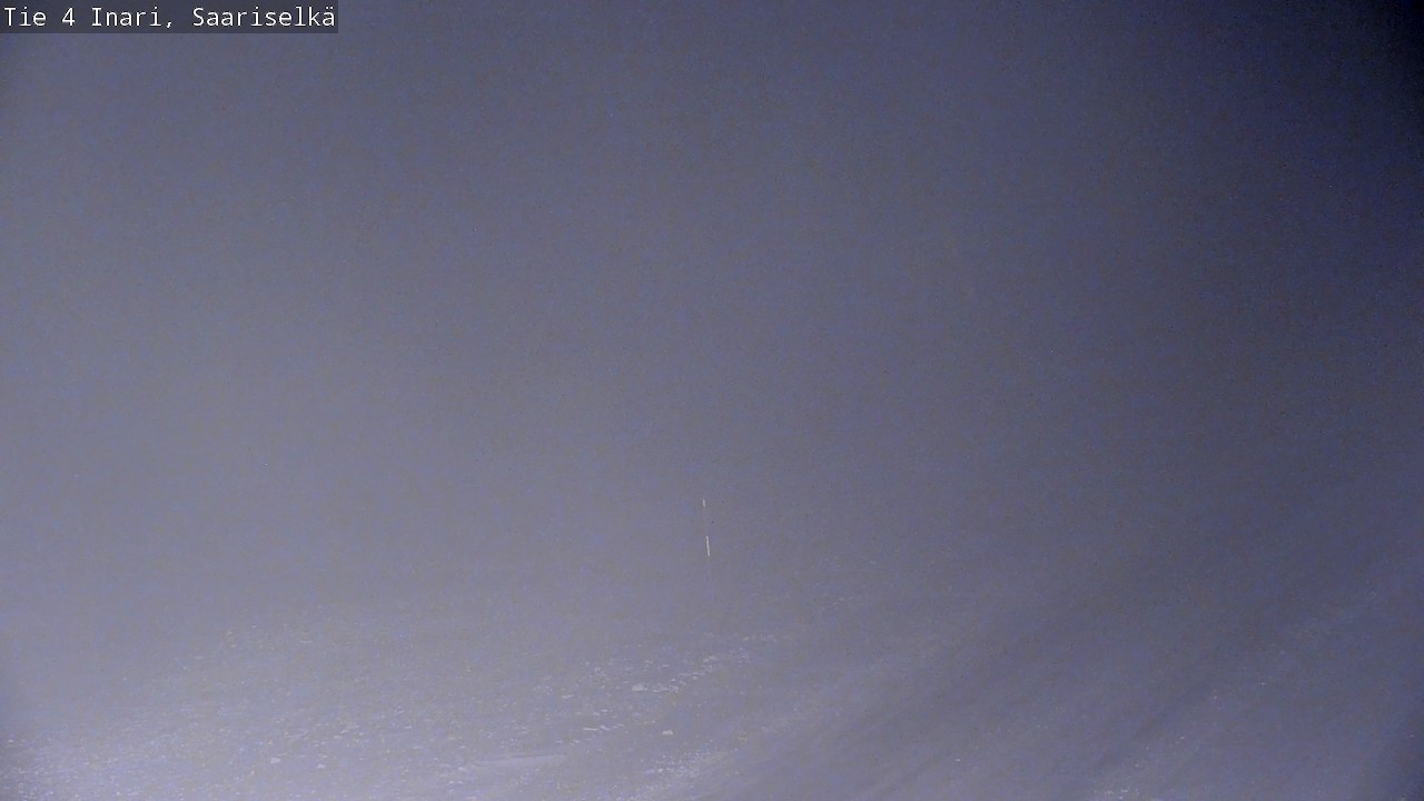Weather Camera Image Road 4 Inari, Saariselkä, Kaunispää, Inari, Lappi