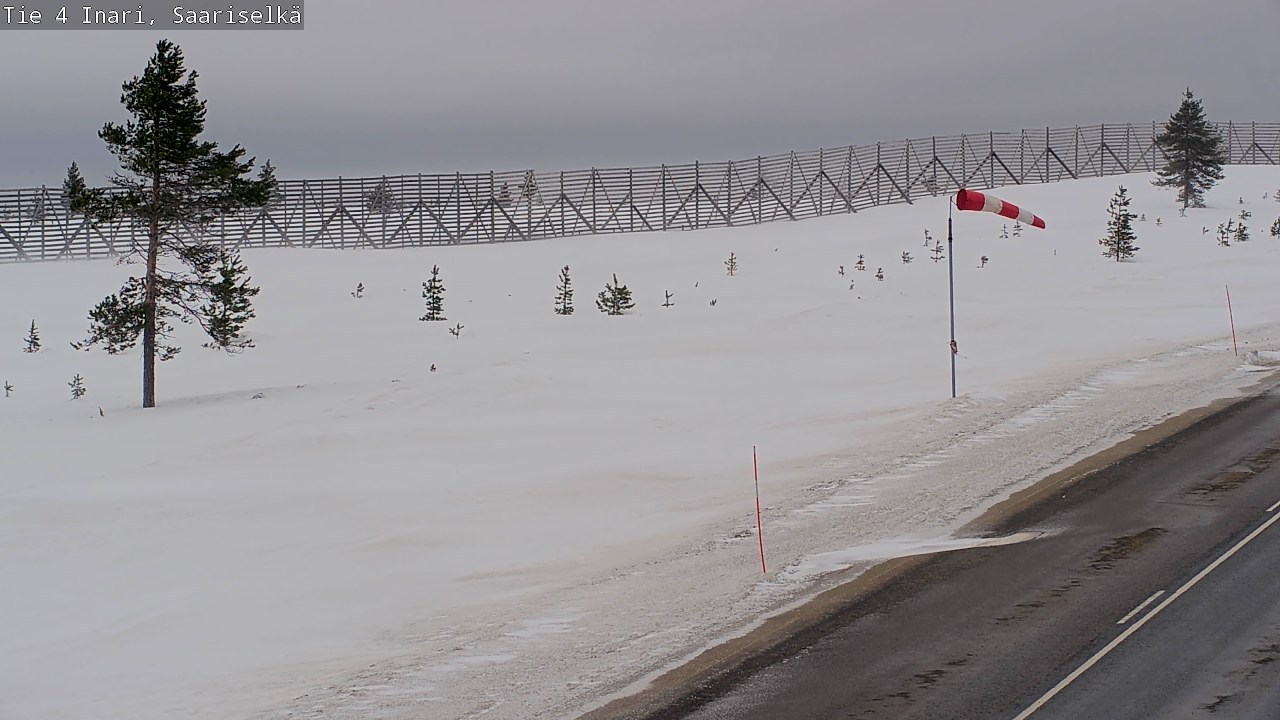 Kelikamerat Kuva Tie 4 Inari, Saariselkä, Kaunispää, Inari, Lappi