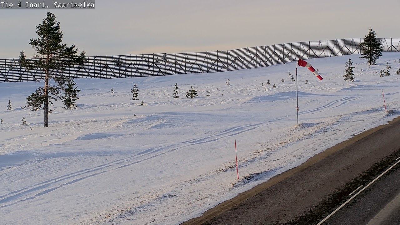 Kelikamerat Kuva Tie 4 Inari, Saariselkä, Kaunispää, Inari, Lappi