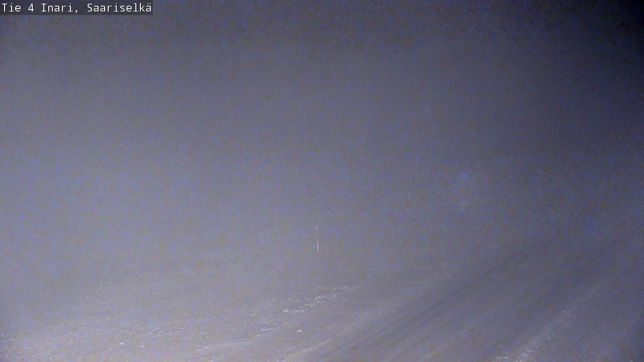 Weather Camera Image Road 4 Inari, Saariselkä, Kaunispää, Inari, Lappi