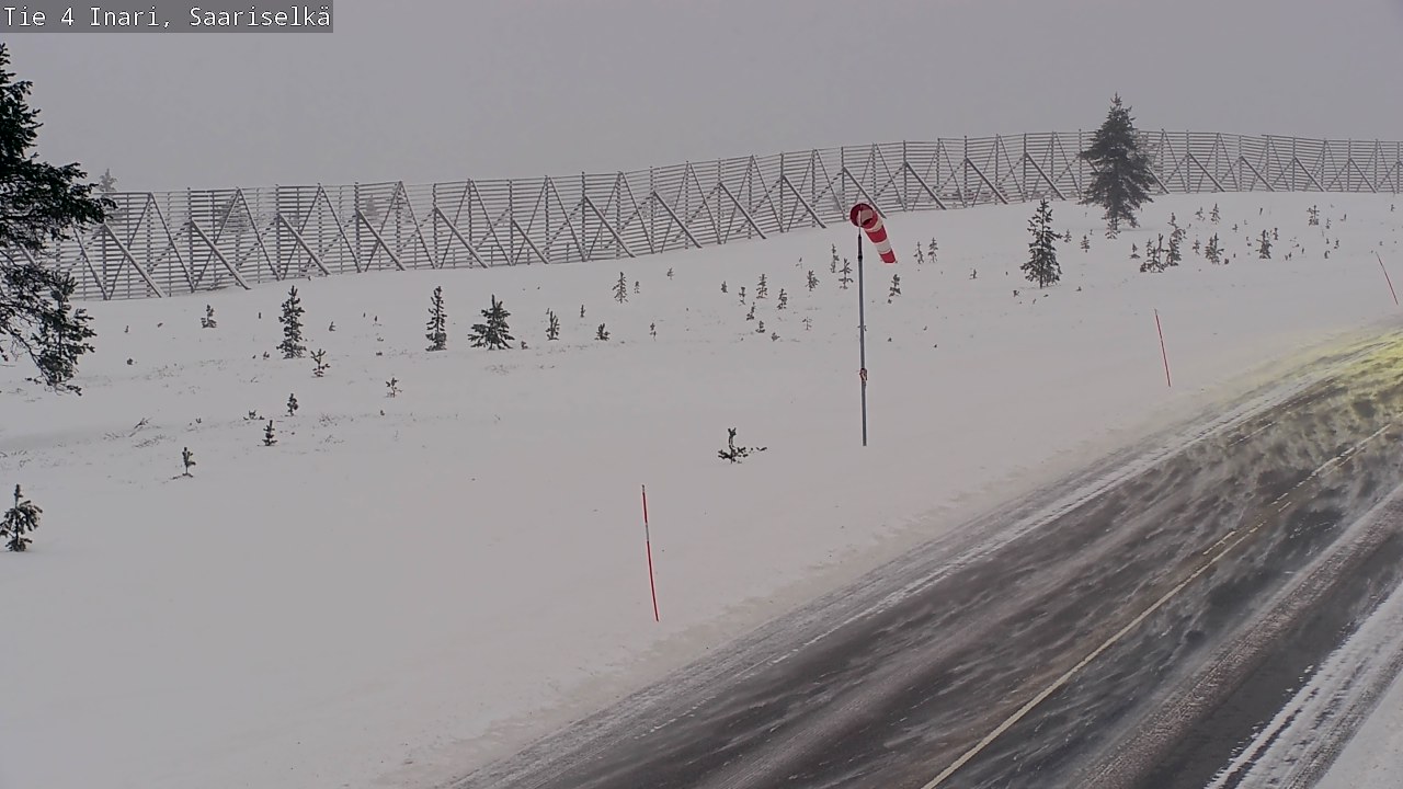 Kelikamerat Kuva Tie 4 Inari, Saariselkä, Kaunispää, Inari, Lappi