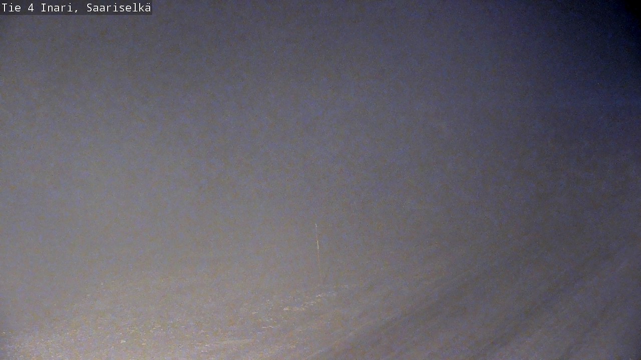 Weather Camera Image Road 4 Inari, Saariselkä, Kaunispää, Inari, Lappi