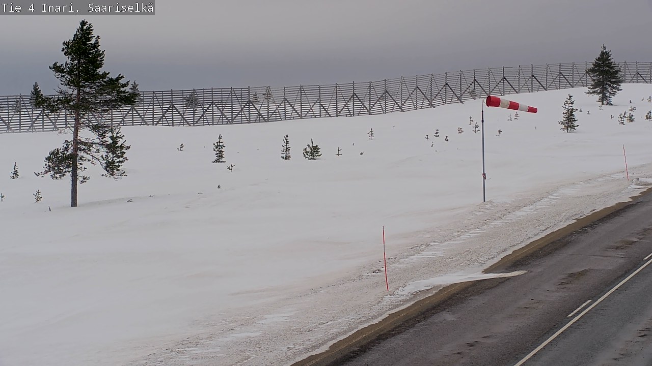 Kelikamerat Kuva Tie 4 Inari, Saariselkä, Kaunispää, Inari, Lappi