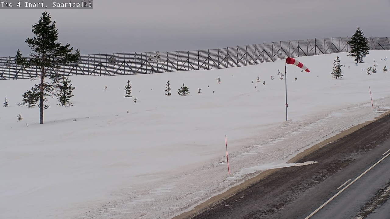 Kelikamerat Kuva Tie 4 Inari, Saariselkä, Kaunispää, Inari, Lappi