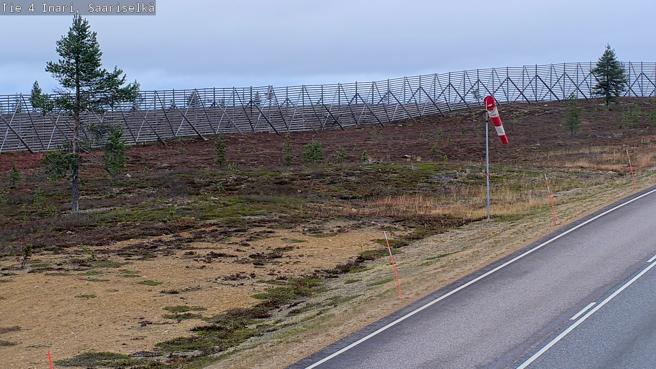 Kelikamerat Kuva Tie 4 Inari, Saariselkä, Kaunispää, Inari, Lappi