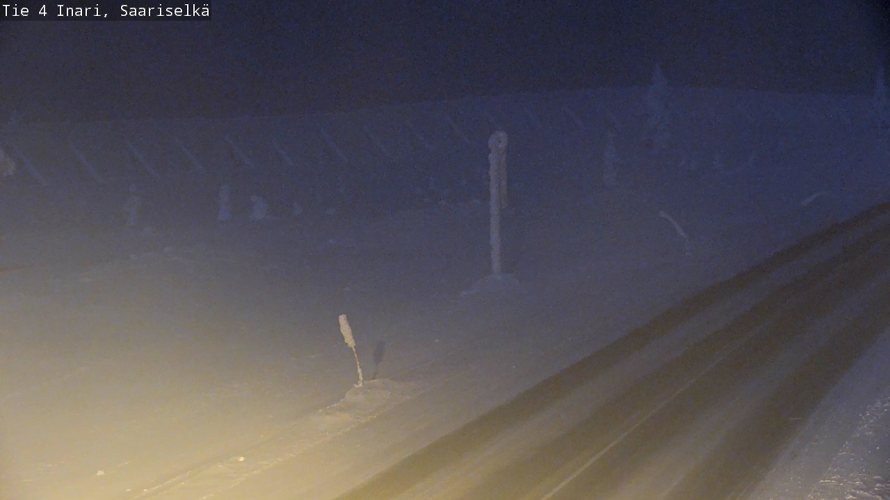 Kelikamerat Kuva Tie 4 Inari, Saariselkä, Kaunispää, Inari, Lappi