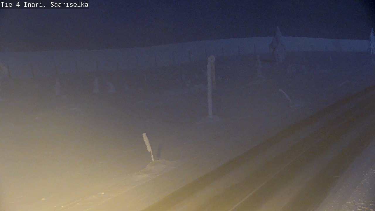 Kelikamerat Kuva Tie 4 Inari, Saariselkä, Kaunispää, Inari, Lappi