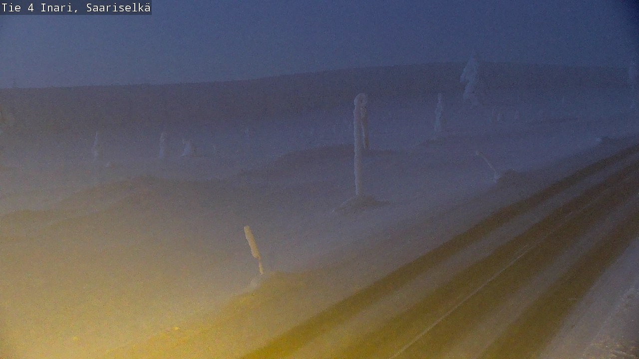 Kelikamerat Kuva Tie 4 Inari, Saariselkä, Kaunispää, Inari, Lappi