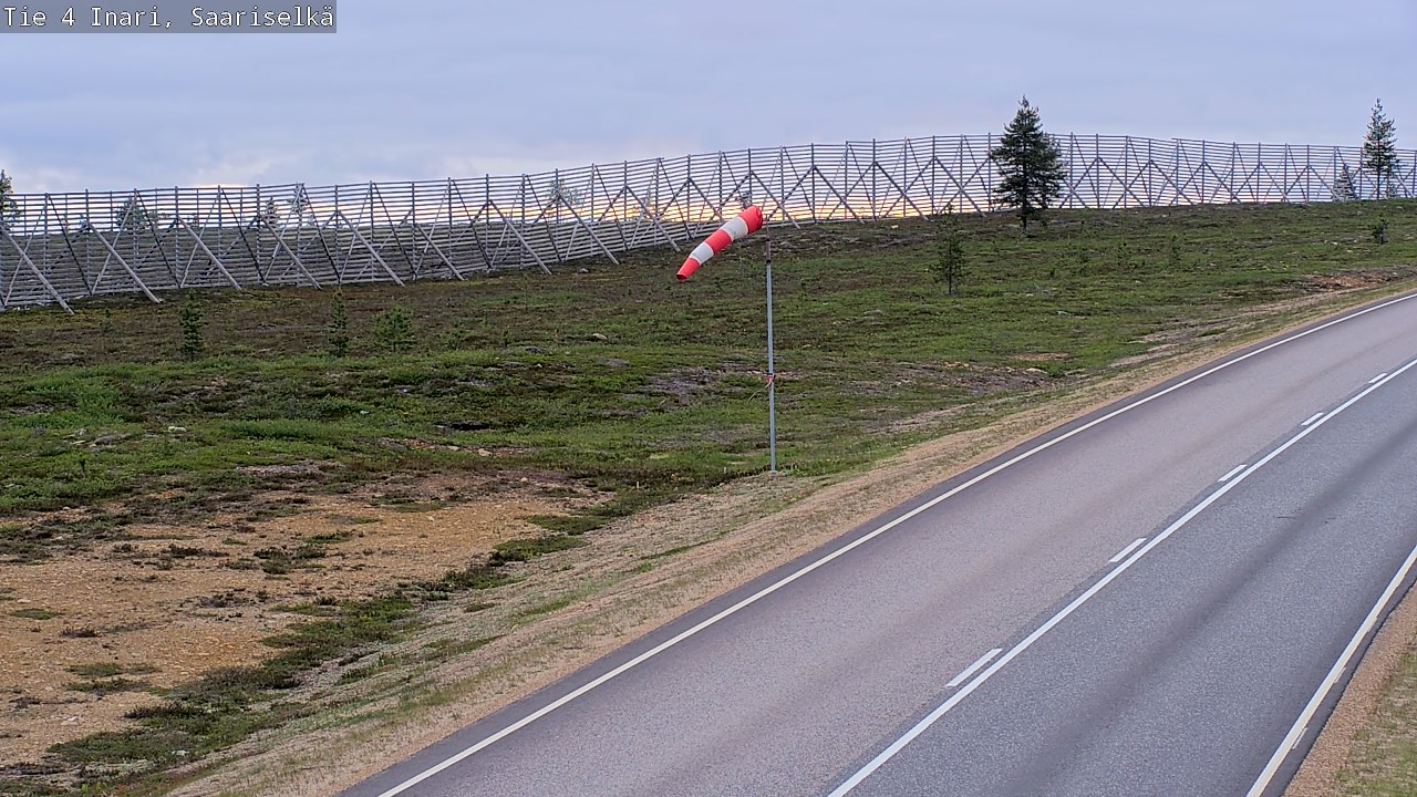 Kelikamerat Kuva Tie 4 Inari, Saariselkä, Kaunispää, Inari, Lappi