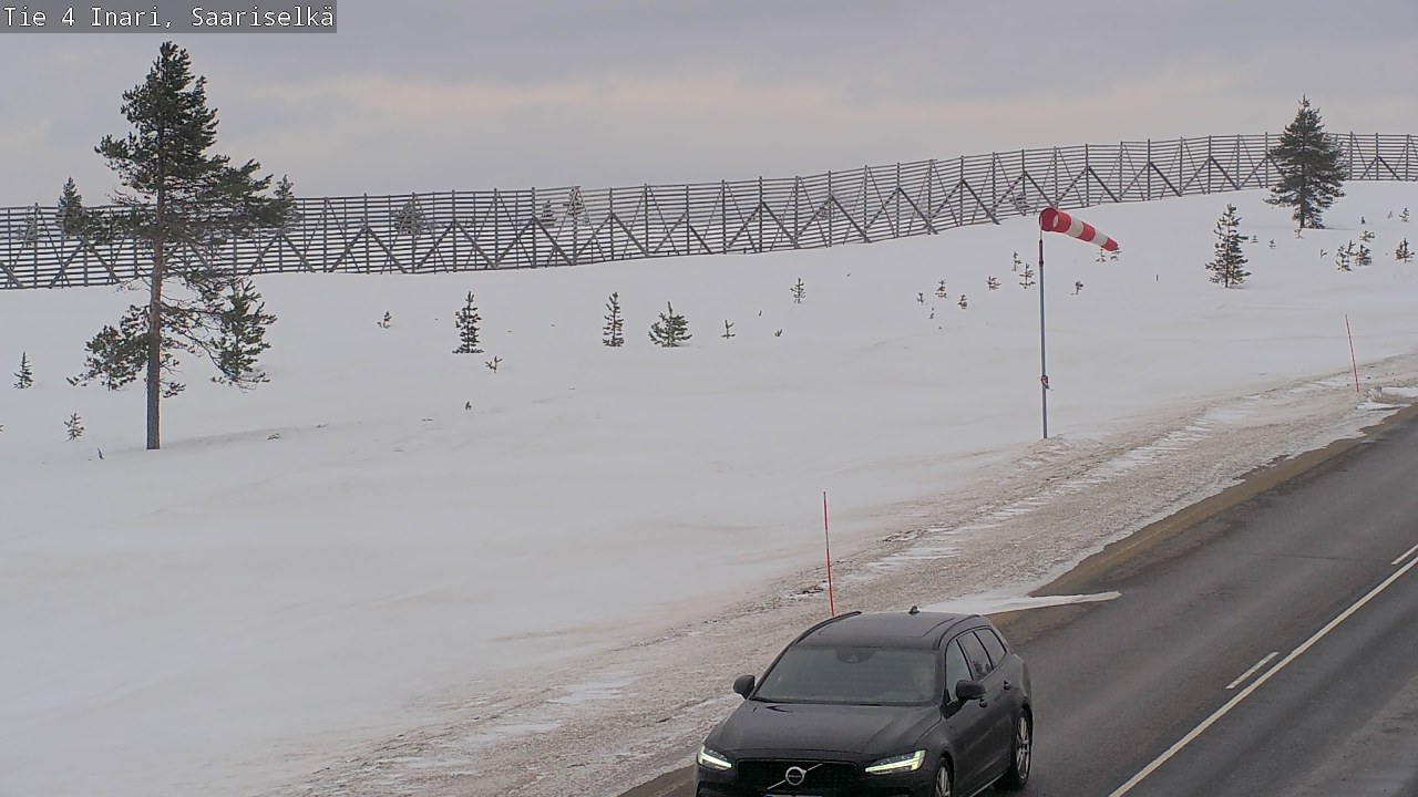 Kelikamerat Kuva Tie 4 Inari, Saariselkä, Kaunispää, Inari, Lappi