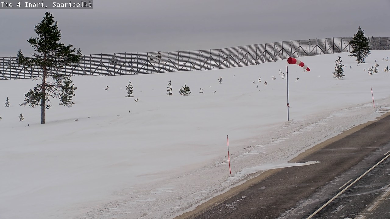 Kelikamerat Kuva Tie 4 Inari, Saariselkä, Kaunispää, Inari, Lappi
