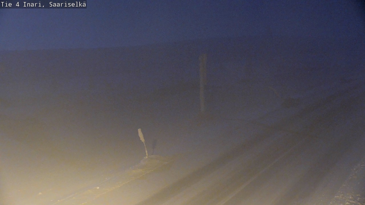 Kelikamerat Kuva Tie 4 Inari, Saariselkä, Kaunispää, Inari, Lappi