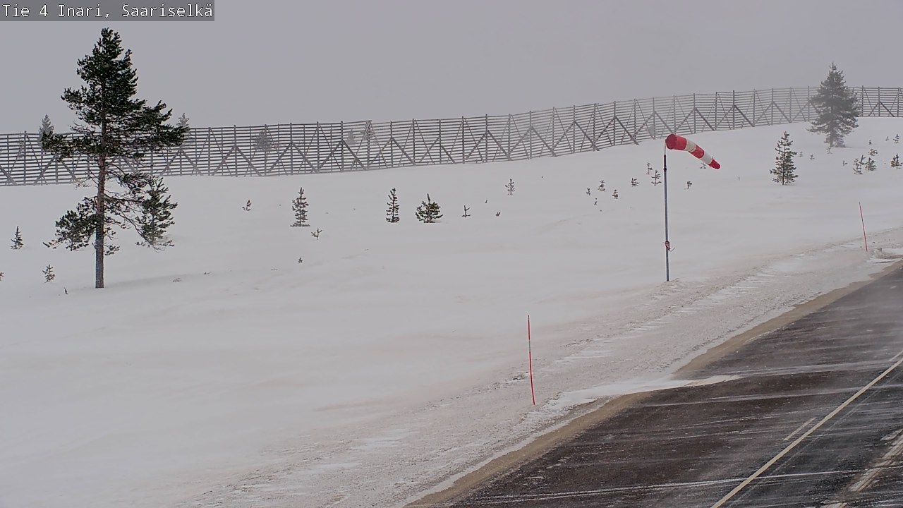 Kelikamerat Kuva Tie 4 Inari, Saariselkä, Kaunispää, Inari, Lappi