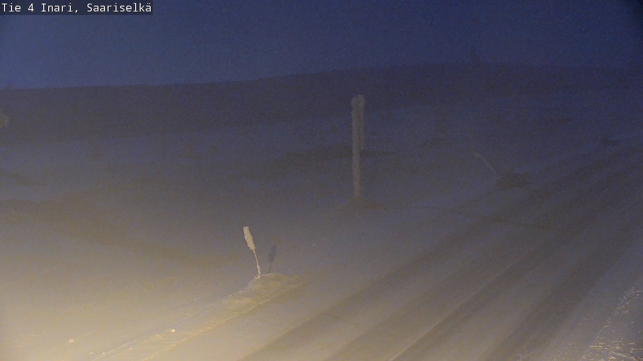 Kelikamerat Kuva Tie 4 Inari, Saariselkä, Kaunispää, Inari, Lappi