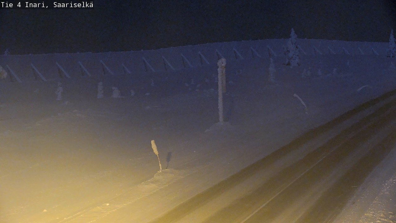 Kelikamerat Kuva Tie 4 Inari, Saariselkä, Kaunispää, Inari, Lappi