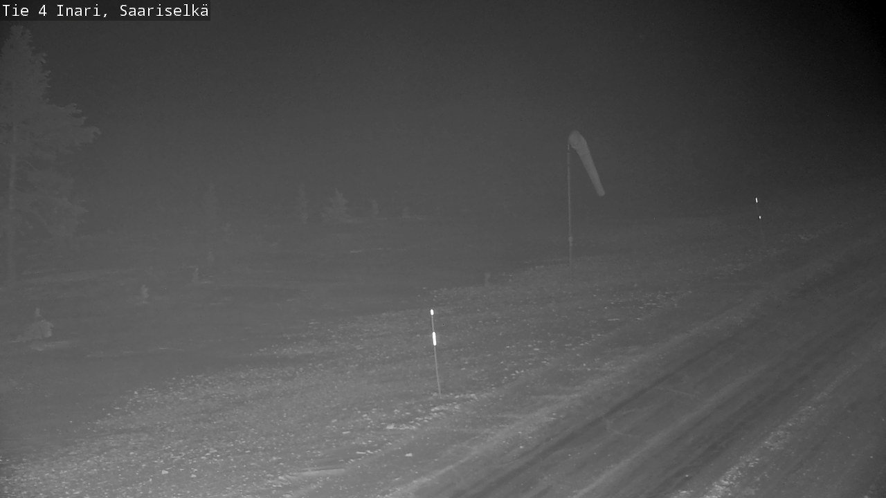 Weather Camera Image Road 4 Inari, Saariselkä, Kaunispää, Inari, Lappi
