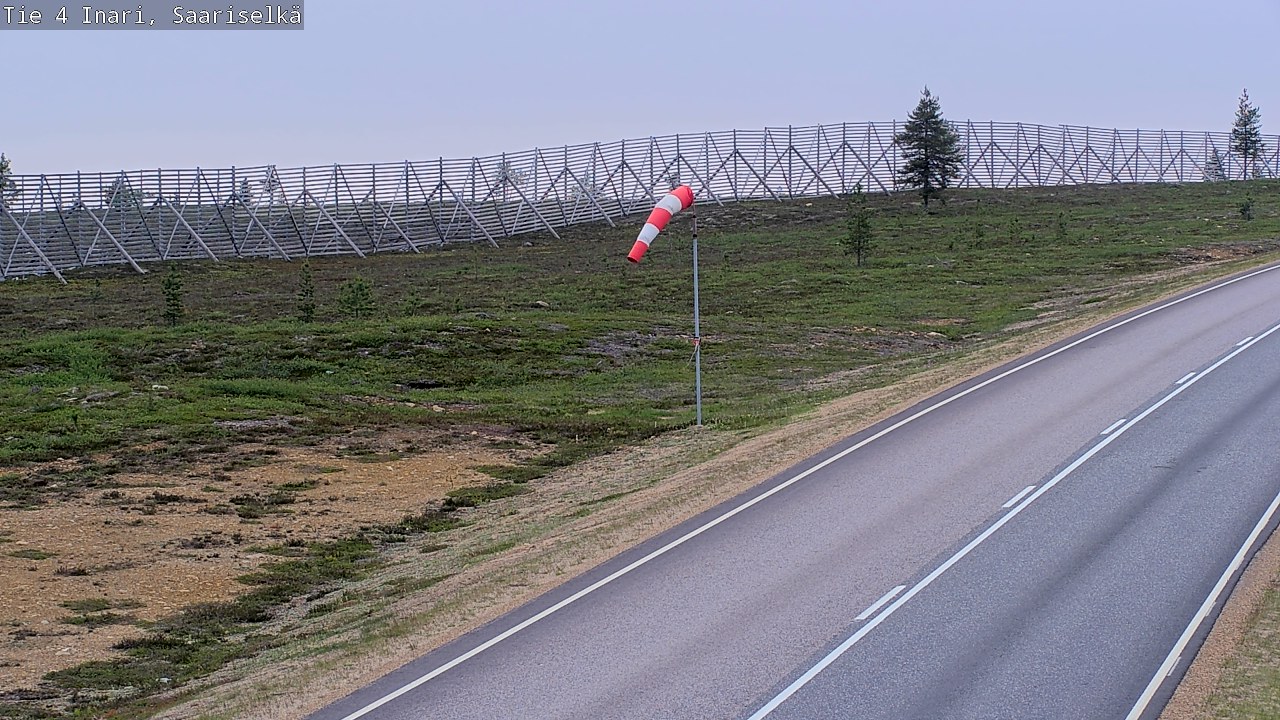 Kelikamerat Kuva Tie 4 Inari, Saariselkä, Kaunispää, Inari, Lappi