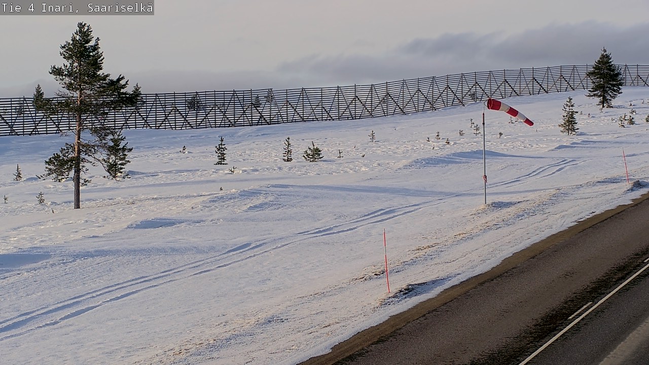 Kelikamerat Kuva Tie 4 Inari, Saariselkä, Kaunispää, Inari, Lappi