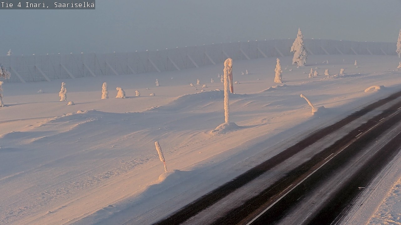 Kelikamerat Kuva Tie 4 Inari, Saariselkä, Kaunispää, Inari, Lappi