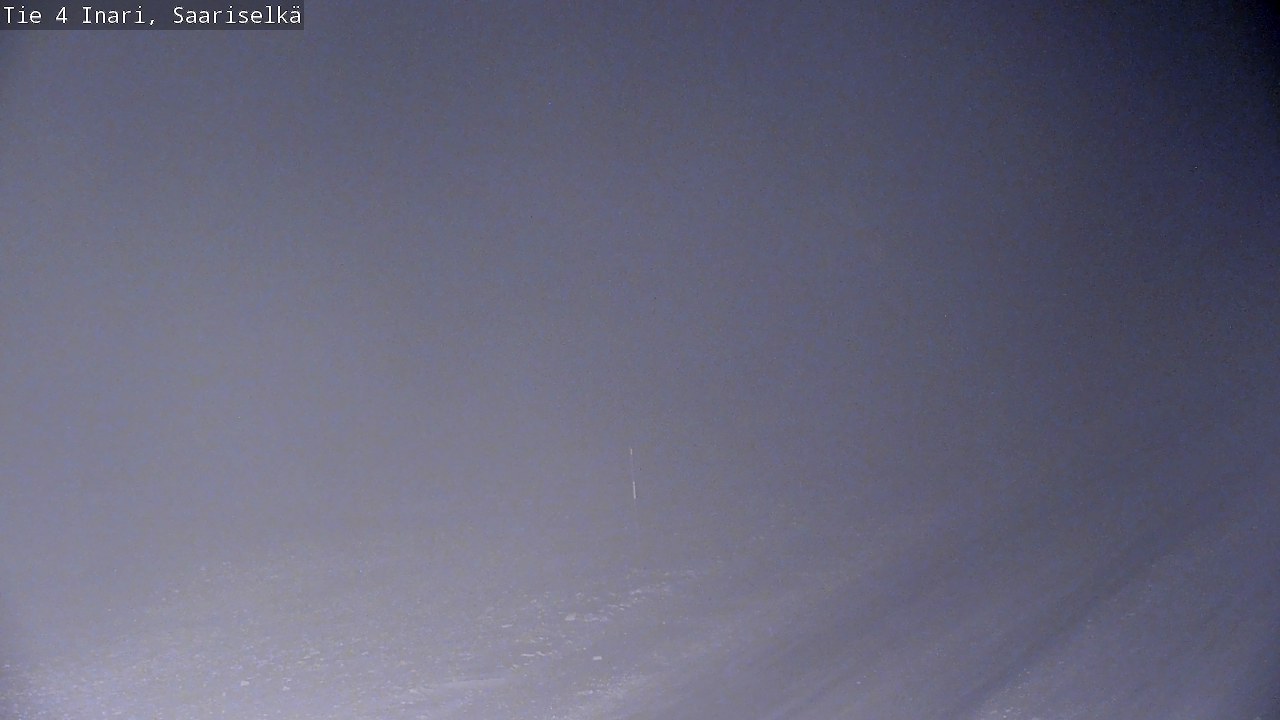 Weather Camera Image Road 4 Inari, Saariselkä, Kaunispää, Inari, Lappi