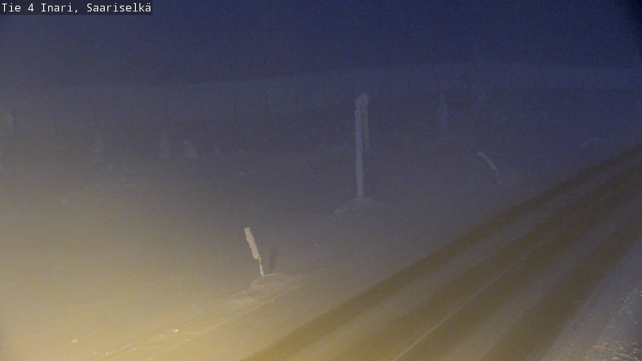 Kelikamerat Kuva Tie 4 Inari, Saariselkä, Kaunispää, Inari, Lappi