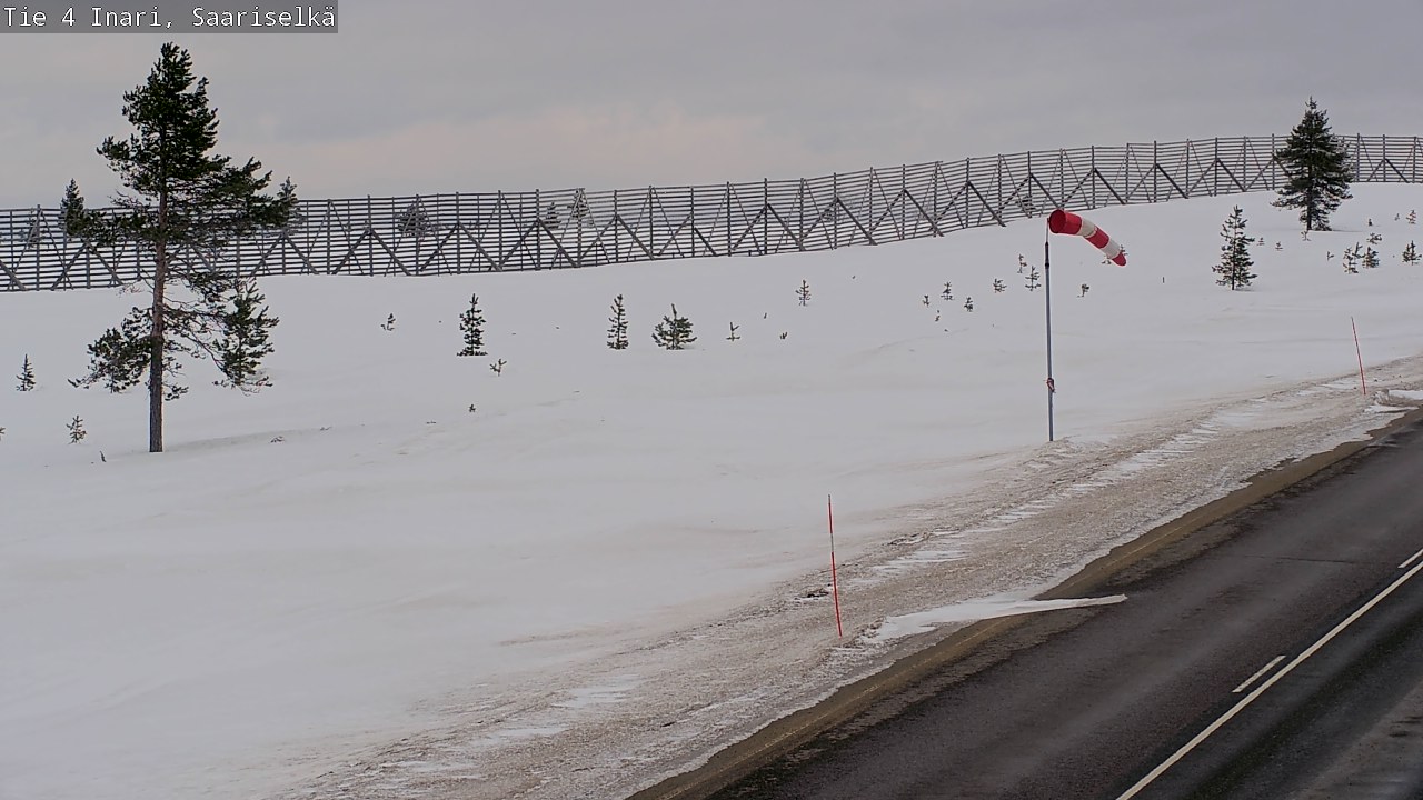 Kelikamerat Kuva Tie 4 Inari, Saariselkä, Kaunispää, Inari, Lappi
