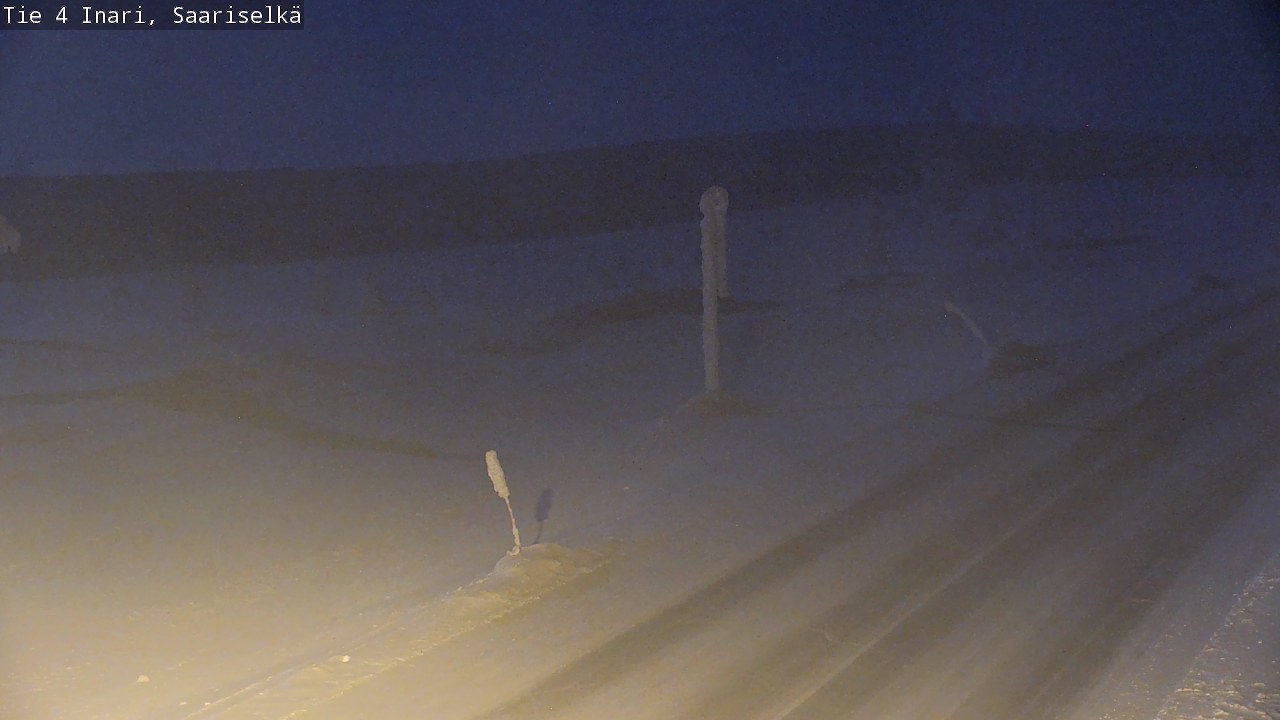 Kelikamerat Kuva Tie 4 Inari, Saariselkä, Kaunispää, Inari, Lappi