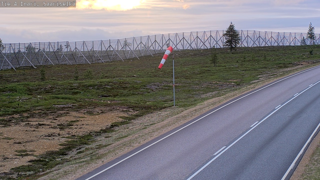 Kelikamerat Kuva Tie 4 Inari, Saariselkä, Kaunispää, Inari, Lappi