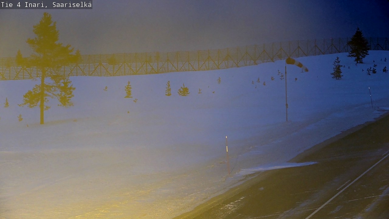 Kelikamerat Kuva Tie 4 Inari, Saariselkä, Kaunispää, Inari, Lappi