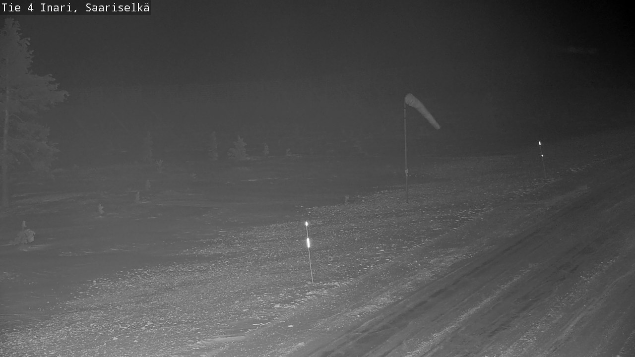 Weather Camera Image Road 4 Inari, Saariselkä, Kaunispää, Inari, Lappi