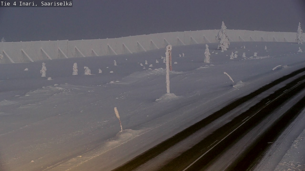Kelikamerat Kuva Tie 4 Inari, Saariselkä, Kaunispää, Inari, Lappi